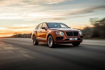 On-road, luxurious car, Bentley Bentayga HD wallpaper