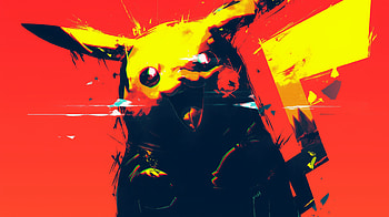 Vibrant Pikachu : Anime Aesthetic Unleashed, Anime, Pokemon, Pikachu HD wallpaper