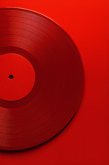 Crimson Groove — Record HD phone wallpaper