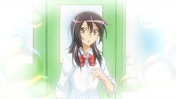 misaki, president school, teenage girl, cute, school uniform HD wallpaper