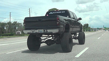 nice big lifted redneck truck HD wallpaper