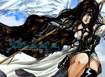 Ice angel, angel, anime, bblue, warrior HD wallpaper