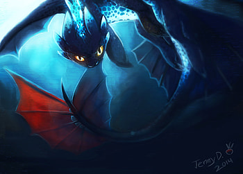 Ultra Toothless And Stitch Full HD wallpaper