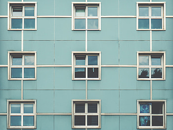 Windows, Building, Minimalism, Facade HD wallpaper