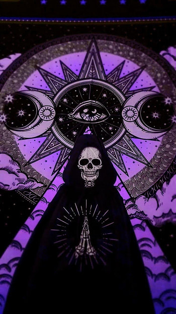 Skeloton, halloween, goth HD phone wallpaper