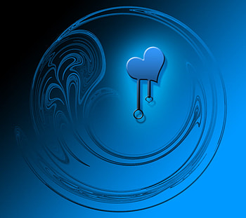 Swirl Abstract, blue, black, walls, swirls, love, directions, heart HD wallpaper