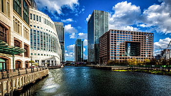 Canary Wharf, London HD wallpaper