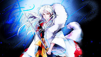 InuYasha and Sesshomaru, Colorful anime art, Striking visuals, Memorable scenes HD wallpaper