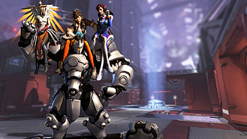 Overwatch Dva Mercy Tracer Fanart, overwatch, dva-overwatch, mercy-overwatch, tracer-overwatch, games, reinhardt-overwatch, deviantart HD wallpaper