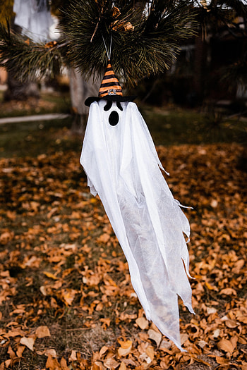 Holidays, Halloween, Autumn, Holiday, Hat, Ghost HD phone wallpaper