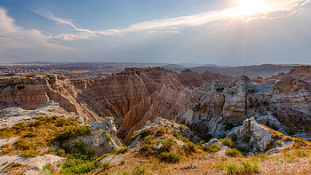 Towering landscapes, Nature's masterpiece, South Dakota adventure, Majestic rock formations HD wallpaper