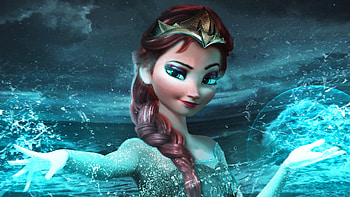 Elsa As Mera, frozen-2, movies, 2019-movies, artist, deviantart HD wallpaper
