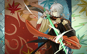 Kaede Hara Kazuha, Genshin Impact, japanese manga, anime characters, samurai sword, Kazuha Kaedehara, Genshin Impact characters HD wallpaper