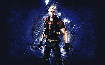 Fortnite Assault Centurion Skin, Fortnite, main characters, blue stone background, Assault Centurion, Fortnite skins, Assault Centurion Skin, Assault Centurion Fortnite, Fortnite characters HD wallpaper