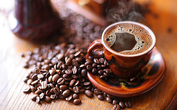 Coffee , Coffee beans close-up, Espresso art, Coffee shop vibes HD wallpaper