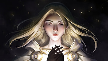 Lux League Of Legends Closed Eyes , lux-league-of-legends, league-of-legends, games, artist, artwork, digital-art, artstation HD wallpaper