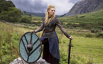 Vikings Katheryn Winnick, Lagertha | HD wallpaper