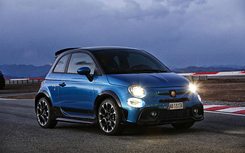 Abarth 695 Tributo 131 Rally, , headlights, 2022 cars, raceway, tuning, Abarth HD wallpaper