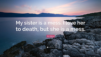 RJ Mitte Quote: “My sister is a mess. I love her to death HD wallpaper
