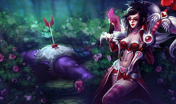 Vayne, games, thigh highs, dr mundo, mundo, league of legends, video games, glasses, card, arrow, female HD wallpaper
