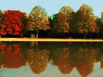 Autumn_Reflection, autumn, beautiful, reflection HD wallpaper