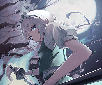 Youmu Konpaku, Youmu Konpaku, Anime, Touhou HD wallpaper