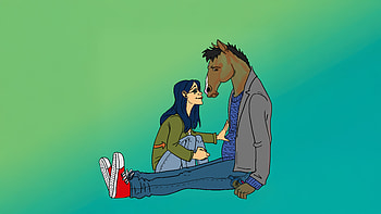 Bojack Horseman And Diane , bojack-horseman, tv-shows, animated-tv-series, artwork, art, digital-art, deviantart HD wallpaper