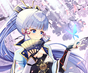 Kamisato Ayaka, Kamisato Ayaka (Genshin Impact), video game, Genshin Impact HD wallpaper
