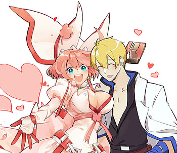 Ky Kiske x Elphelt Valentine, Guilty gear strive, Elphelt valentine, Romance, Guilty gear, Ky kiske, Cute, Anime couple, Anime game, Kawaii, Couple, Fighting game HD wallpaper