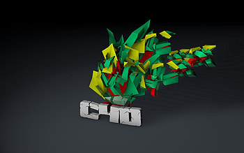 Multicolored, Motley, 3D, Letters, Cinema 4D HD wallpaper