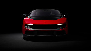 Ferrari Luce — Midnight Red Supercar, Vehicle, Sports Car, Red Car HD wallpaper