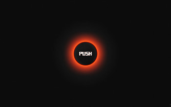 Background, Words, Glow, Button, Pressing HD wallpaper