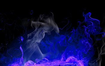 blue smoke posted - HD wallpaper