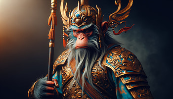 Majestic Warrior Monkey King - Ultra, fantasy, warrior, armor, mythology, fantasy warrior HD wallpaper