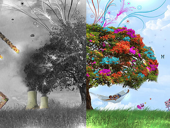 Fantasy Tree, nature, abstract, fantasy, tree HD wallpaper
