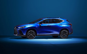 2022, Lexus NX F Sport, , side view, exterior, new blue Lexus NX, crossover, Lexus NX exterior, Japanese cars, Lexus HD wallpaper