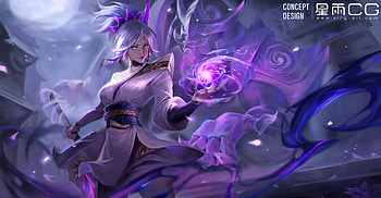 Fantasy girl, purple, fantasy, art, star cg, girl HD wallpaper