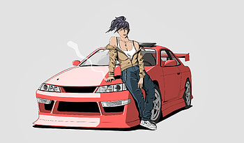 Street Car Racer Girl , artist, artwork, digital-art, deviantart HD wallpaper