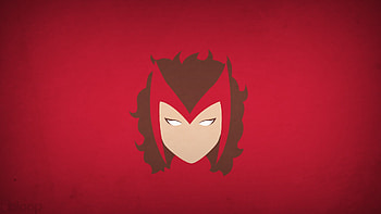Scarlet Witch Minimalism, scarlet-witch, captain-america-civil-war, movies, super-heroes, artist, digital-art HD wallpaper