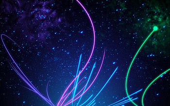 Abstract, Shine, Light, Lines, Neon HD wallpaper