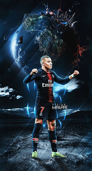 Kilian Mbappé, psg, football HD phone wallpaper
