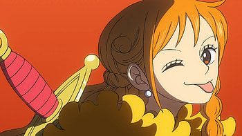 Nami's Playful Wink — One Piece, Anime, Nami (One Piece) HD wallpaper