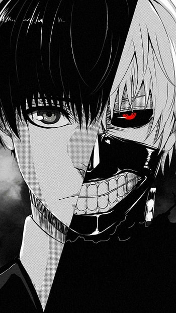 Tokyo Ghoul, Tokyo Ghoul Anime, Tokyo Ghoul , Tokyo Ghoul, Tokyo Ghoul Black and White HD phone wallpaper