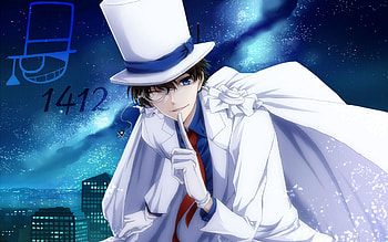 Magic Kaito anime, Mysterious atmosphere, Entertaining adventures, Stylish character art HD wallpaper