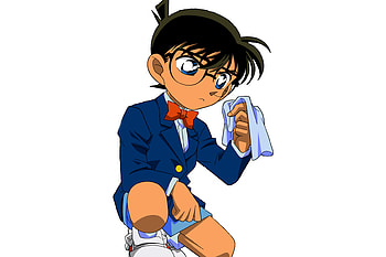 Detective Conan, Conan , Anime artwork, Android background HD wallpaper