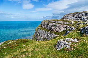 Landscape, Nature, Sea, Coast, Cliff, View HD wallpaper