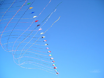 Kite Flying, Streamers, , Flying Kite HD wallpaper