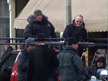 Michael Mann, Tommy guns, Johnny Depp, Public Enemies spy pics HD wallpaper