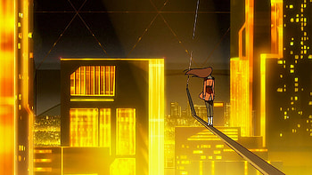 City, Zero Two (Darling In The Franxx), Darling In The Franxx, Anime, Building, Pink Hair HD wallpaper
