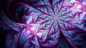 Fractal Origin Flower Abstract, fractal, abstract HD wallpaper